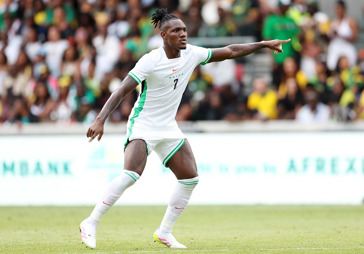 christantus uche in action for nigeria