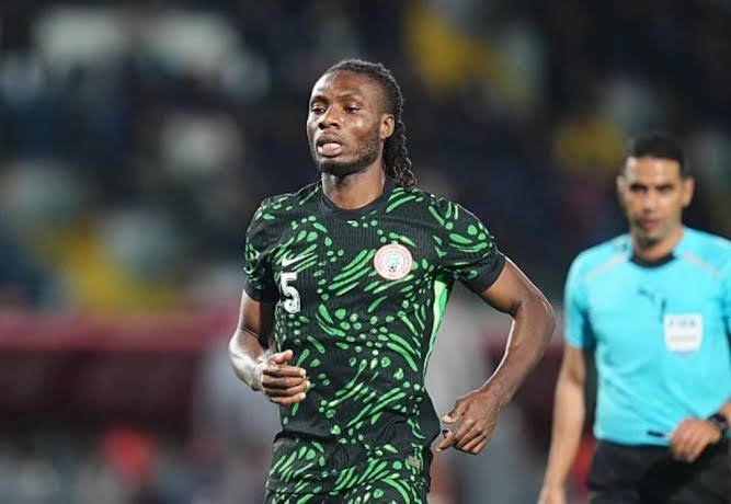 igoh ogbu in action for nigeria at the 2025 AFCON tournament 