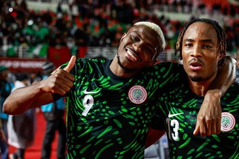 victor osimhen and bruno onyemaechi for super eagles