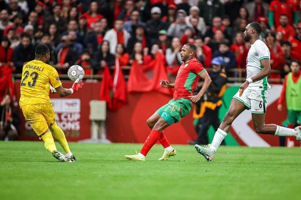 stanley nwabali in action for nigeria