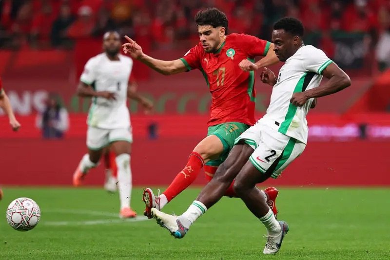 bright osayi-samuel in action for nigeria