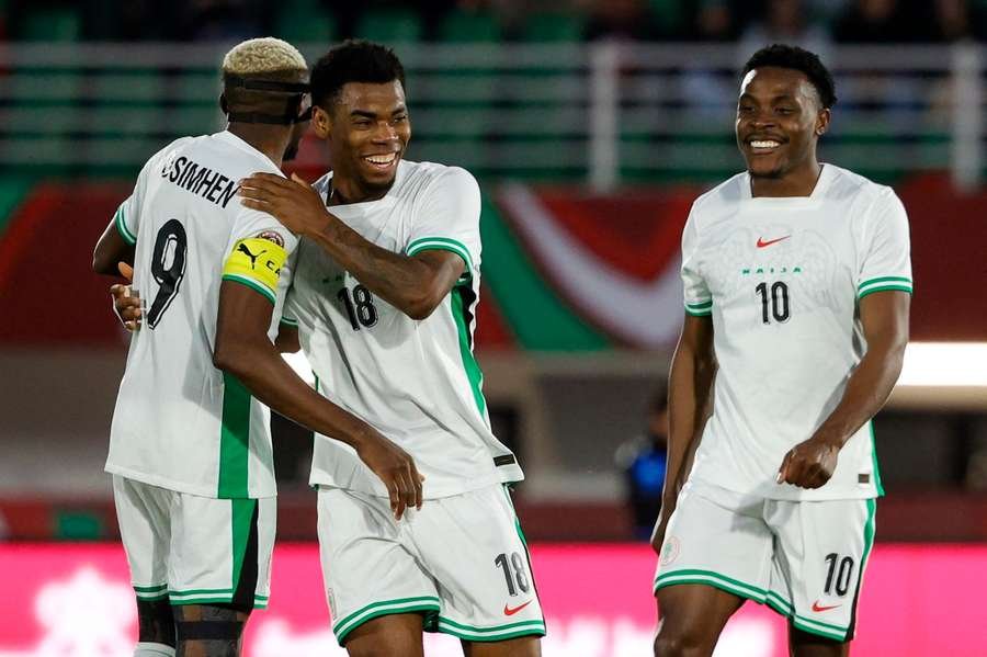 victor osimhen, raphael onyedika and fisayo dele-bashiru for nigeria at afcon 2025