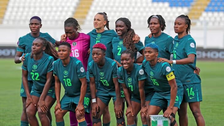 super falcons team picture