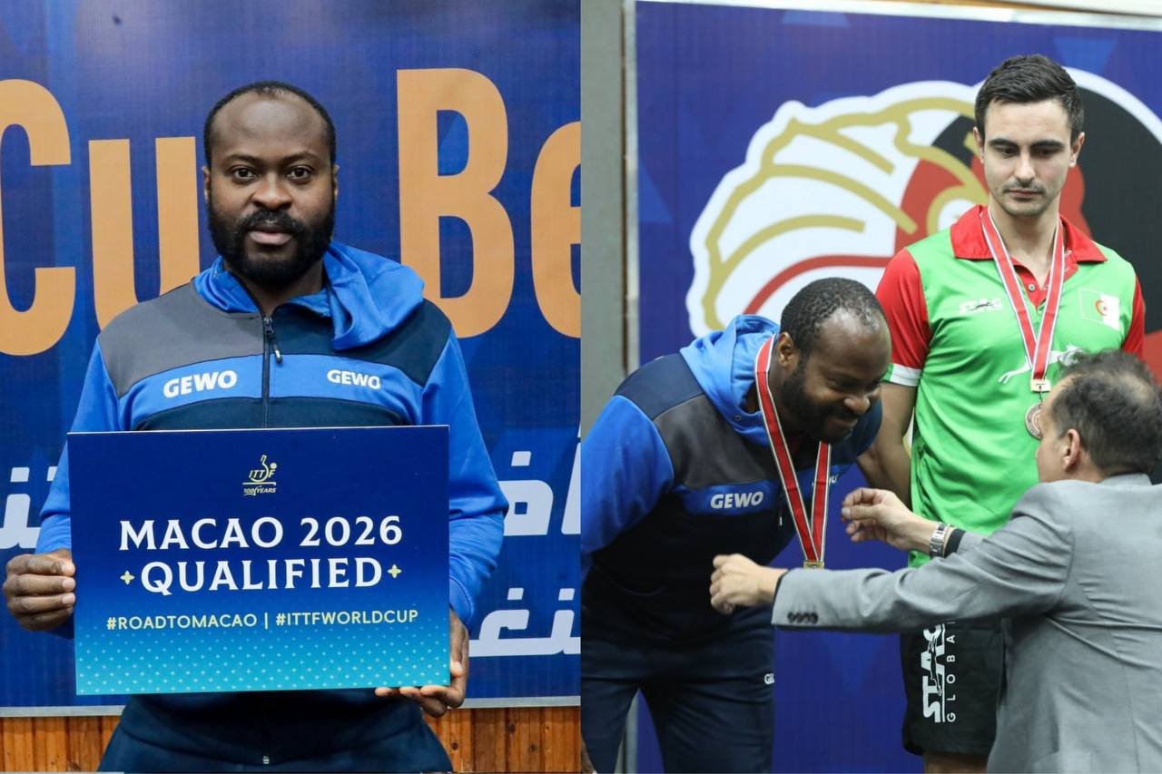 Aruna Quadri wins Bronze at ITTF Africa Cup, Qualifies for 2026 World Cup