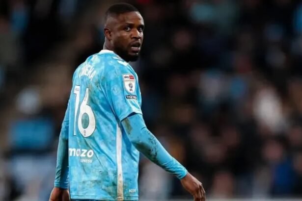 frank onyeka in action for coventry