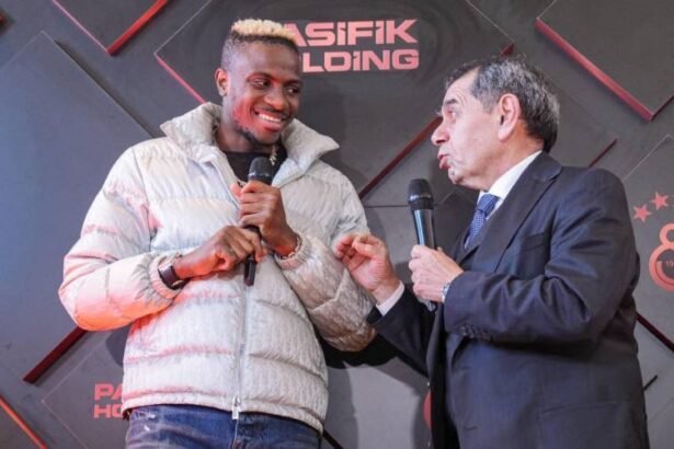 victor osimhen and dursun ozbek for galatasaray