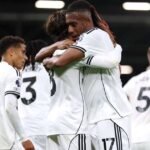 alex iwobi celebrates with his teammates at fulham
