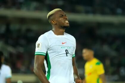 victor osimhen in action