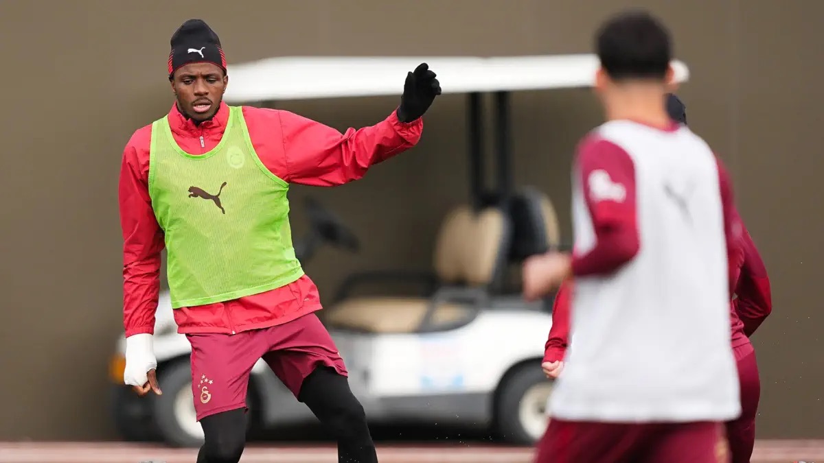 victor osimhen returns to training with galatasaray