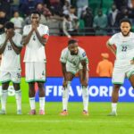 super eagles players look dejected after their defeat to dr congo in the caf playoff final