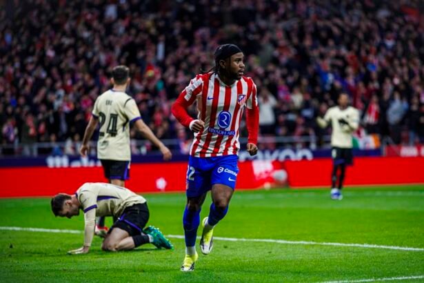 ademola lookman in action for atletico madrid