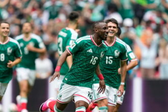 mexico celebrate against south africa
