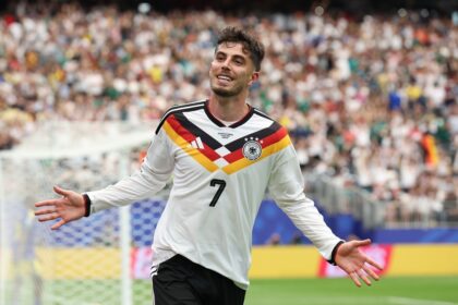 kai havertz celebrate for germany