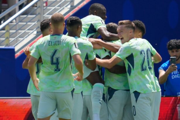 switzerland players celebrate